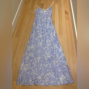 Rumored floral lavender maxi dress
